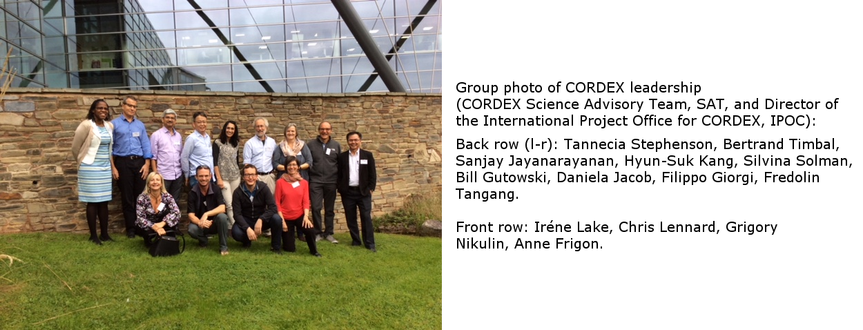 CORDEX SAT group photo