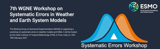 7th Workshop on Systematic Errors in Weather and Earth System Models