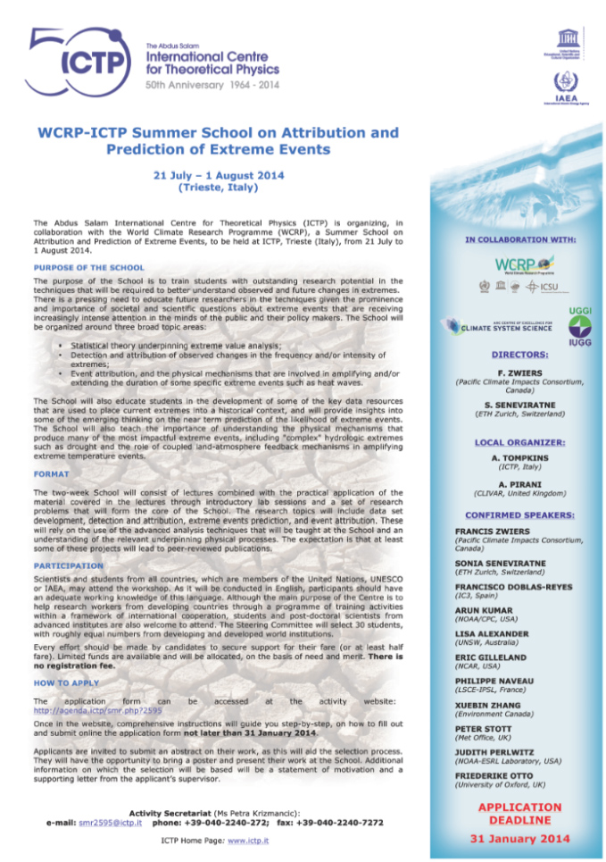 ICTP summerschool Poster