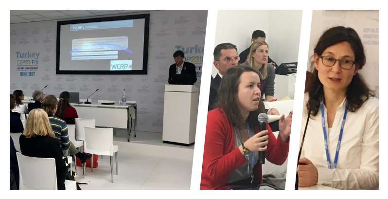 Photos of WCRP/ICSU side event at COP23