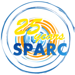 Anniversary logo for 25 years of SPARC anniversary event