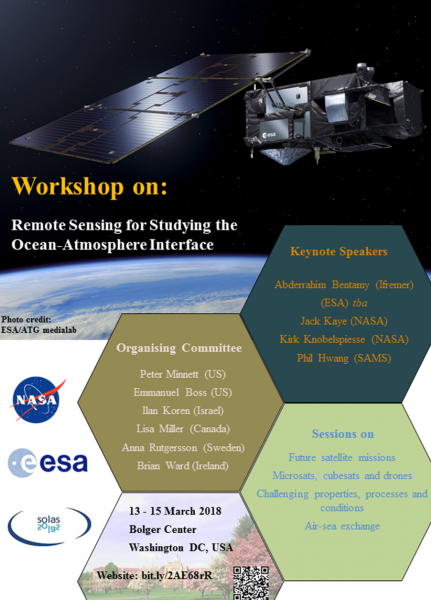 Flyer SOLAS Workshop Remote Sensing March 2018