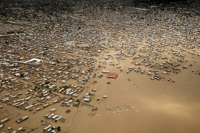 Haitian Village Tropical Storm Hanna: Illustrative Photo for WEF Global Risk Report 2018