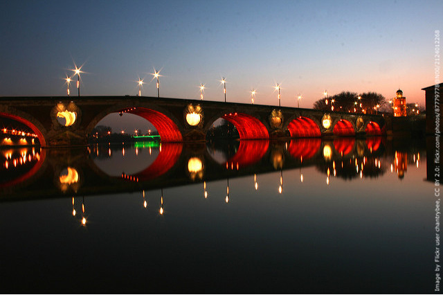 Toulouse by night, cover photo for EEI workshop