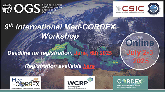 9th Med-CORDEX workshop 2025